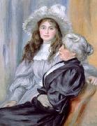 Portrait of Berthe Morisot and daughter Julie Manet,